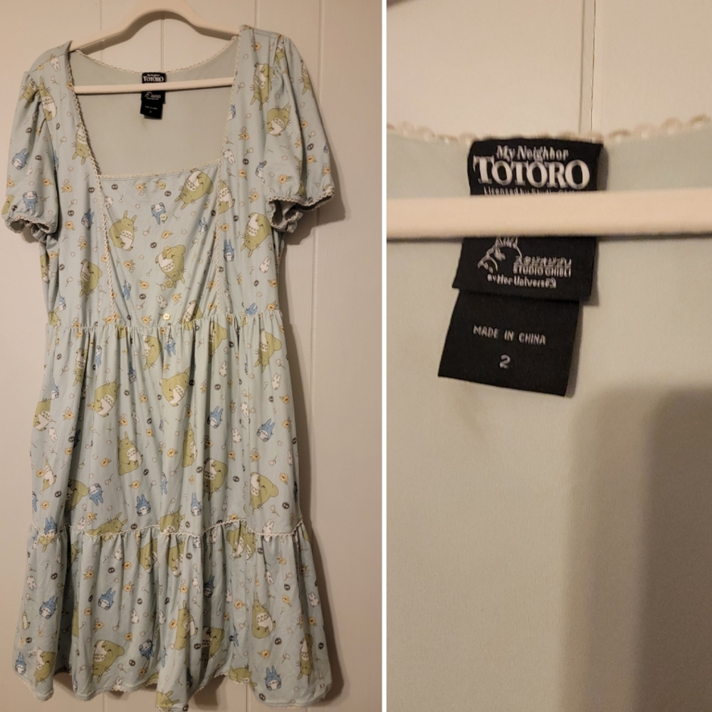 Totoro Babydoll Dress - Hot Topic - Size 2